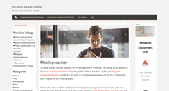 Desktop Screenshot of mobiloperatorer.se